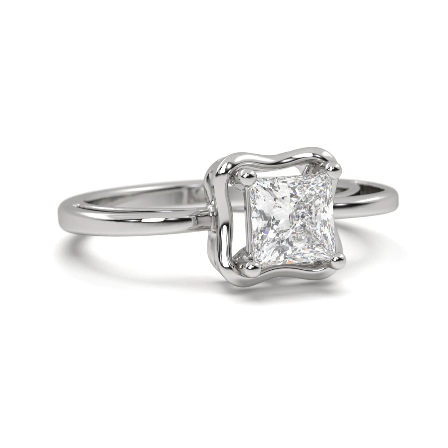 Princess Cut Solitaire Ring