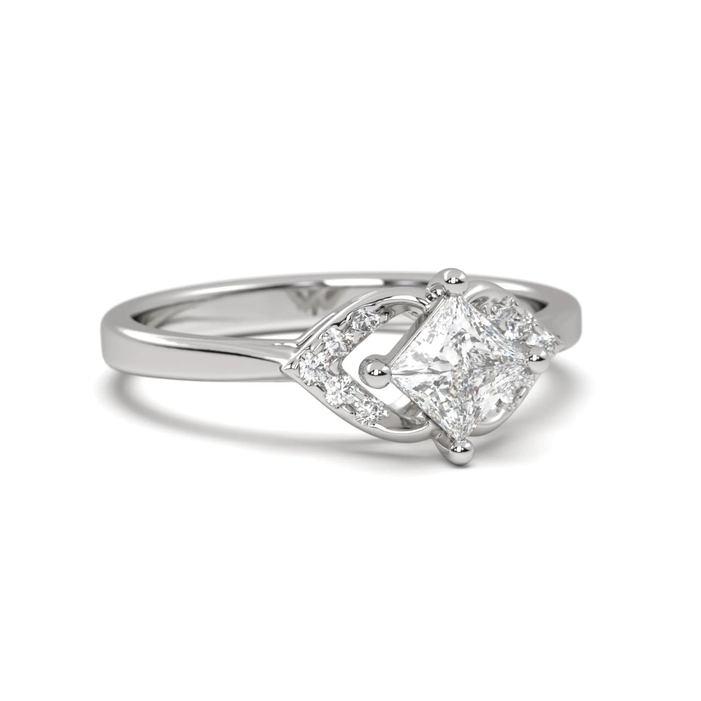 Silver Princess Spark Ring