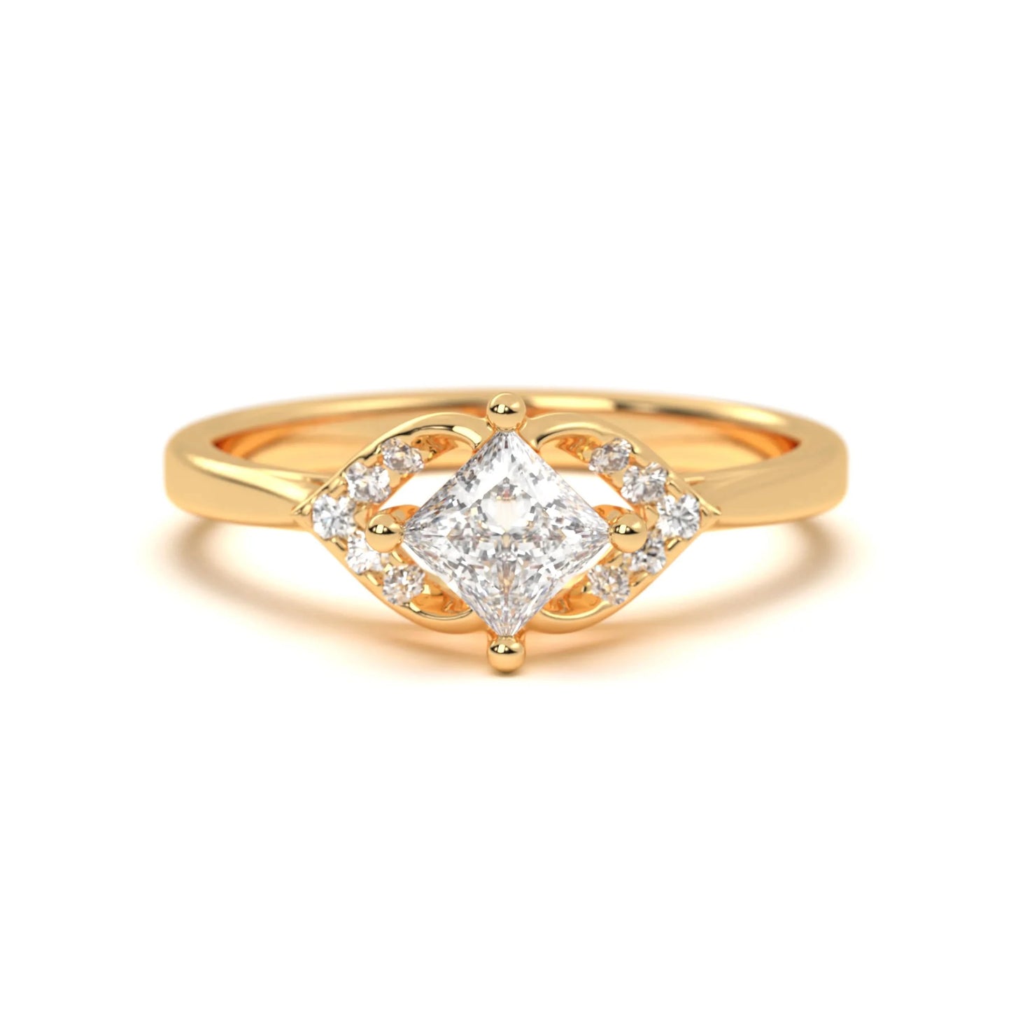 Silver Princess Spark Ring