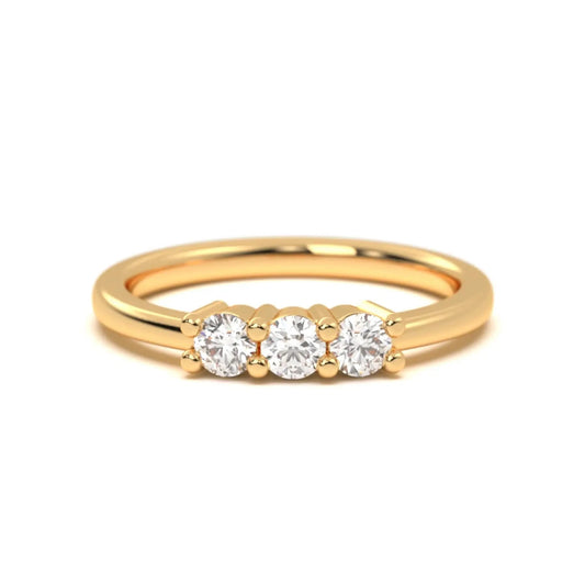 silvel Trinity Shine Ring