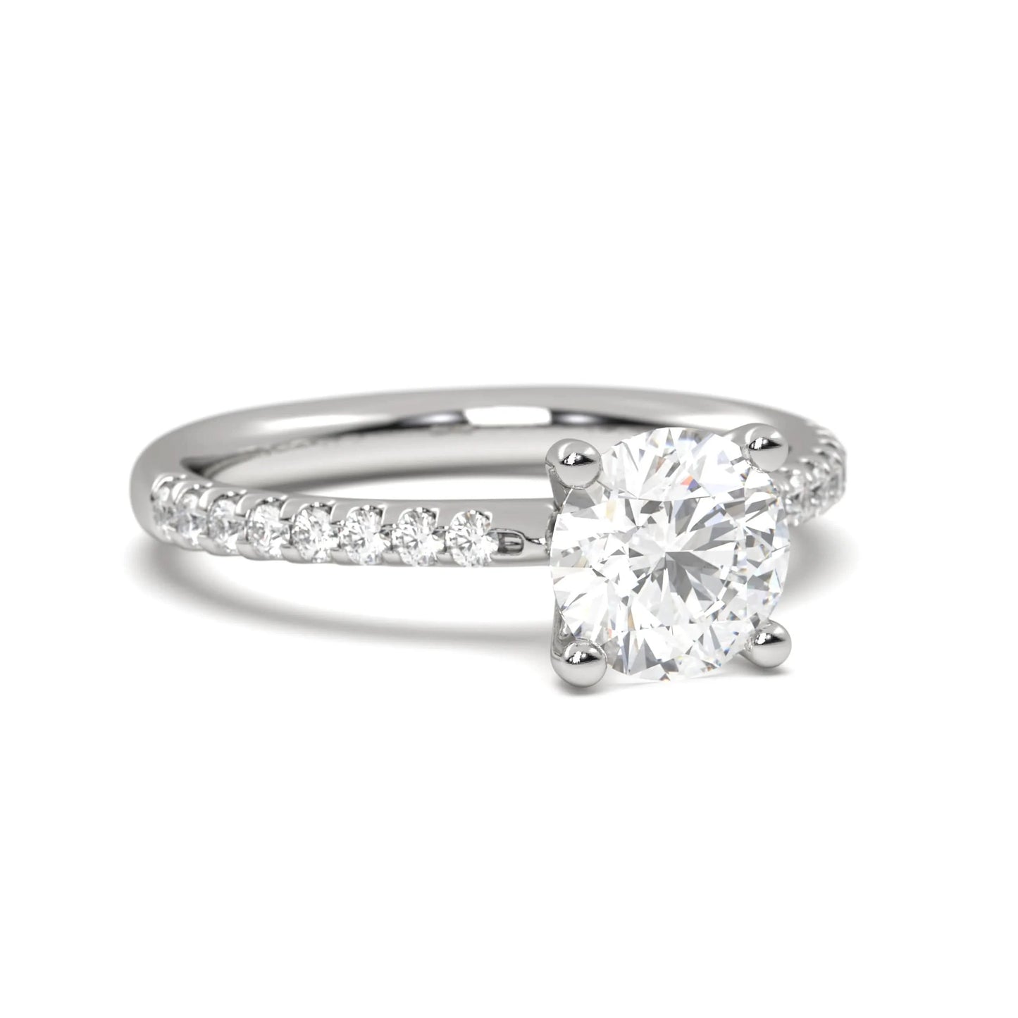 Brilliant Cut Silver Ring