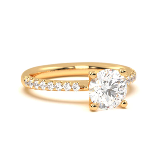 Brilliant Cut Silver Ring