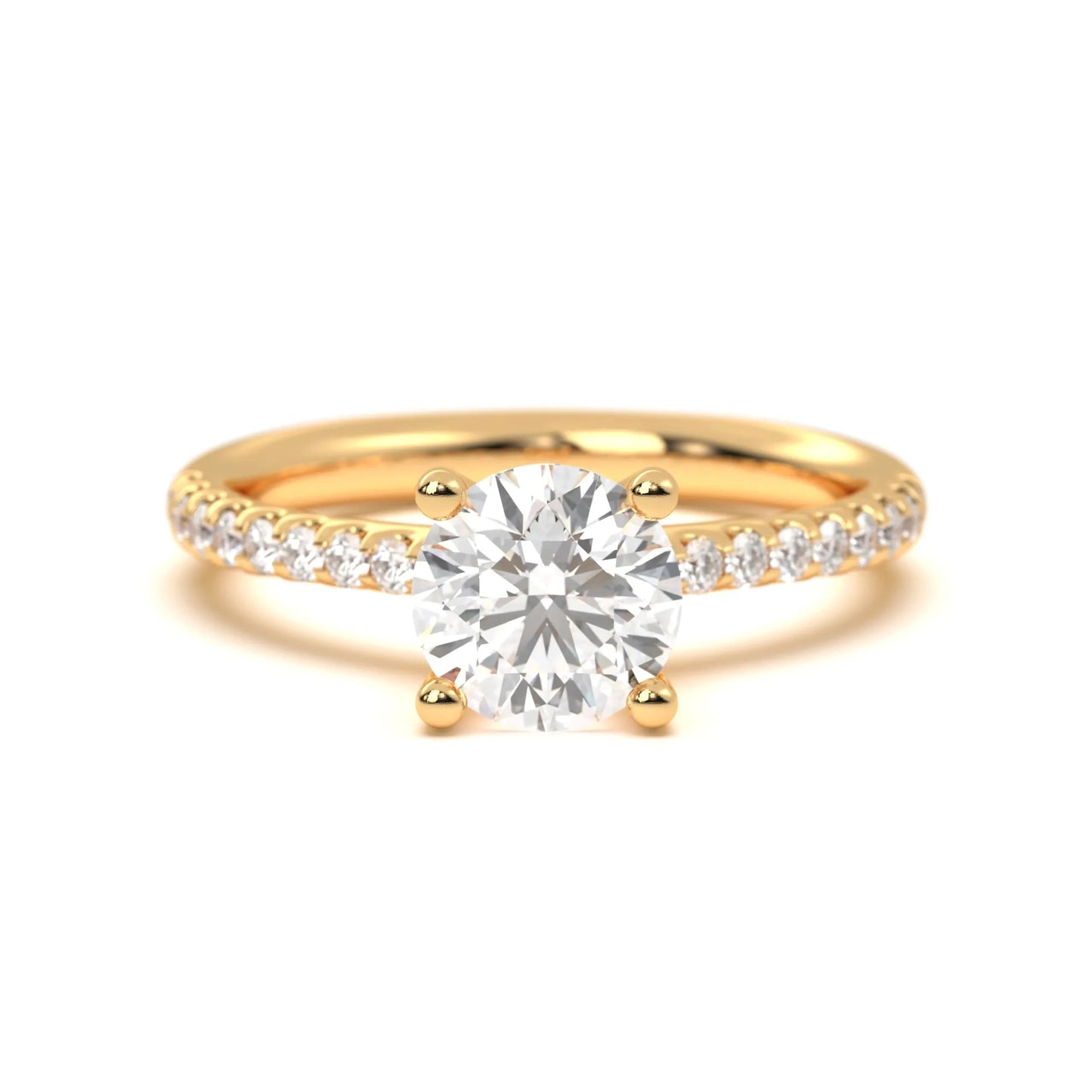 Brilliant Cut Silver Ring
