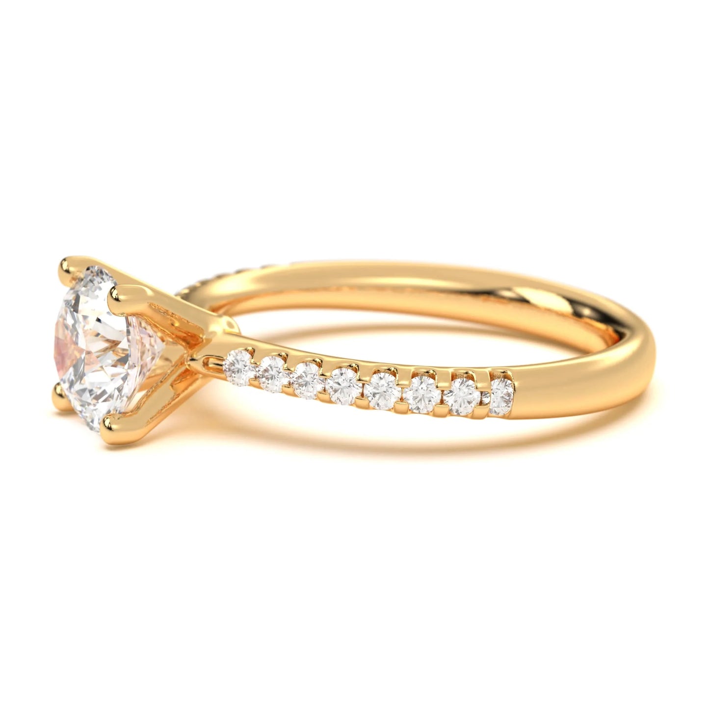 Brilliant Cut Silver Ring