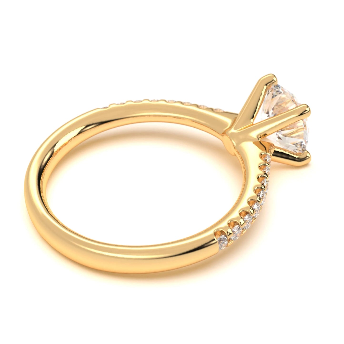 Brilliant Cut Silver Ring