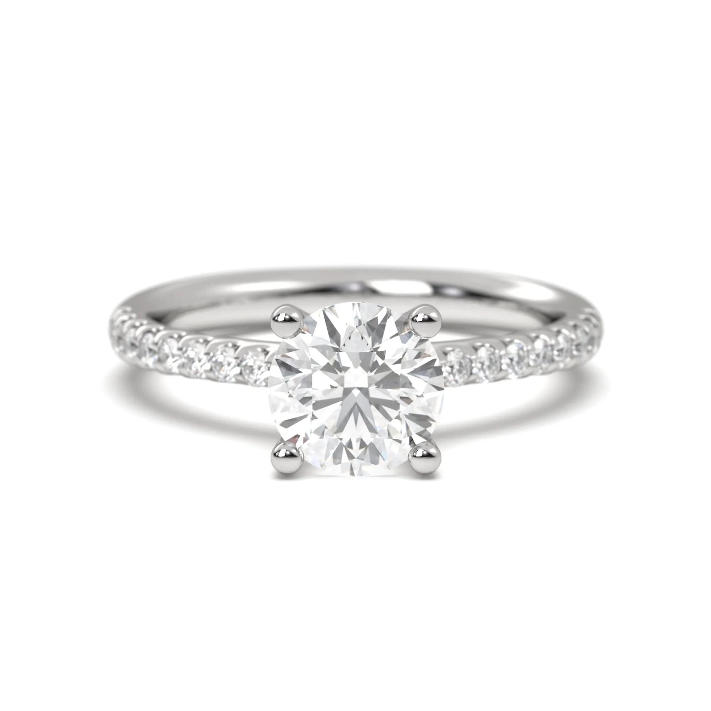 Brilliant Cut Silver Ring