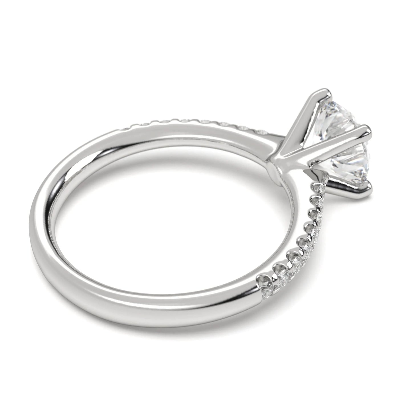 Brilliant Cut Silver Ring