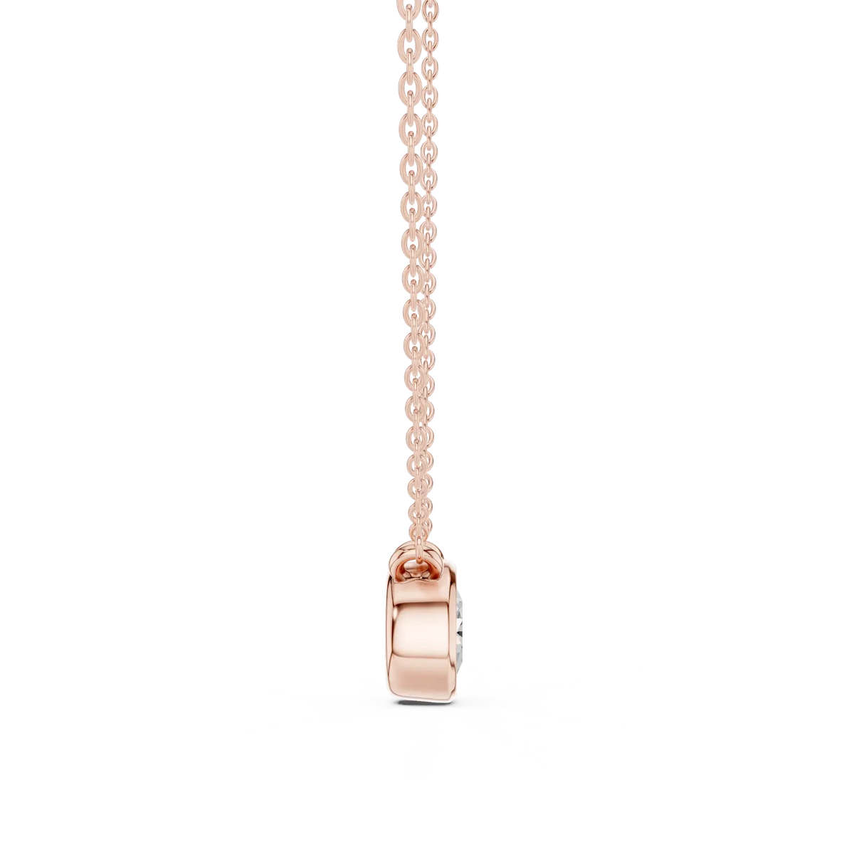 silver Luna Spark Necklace