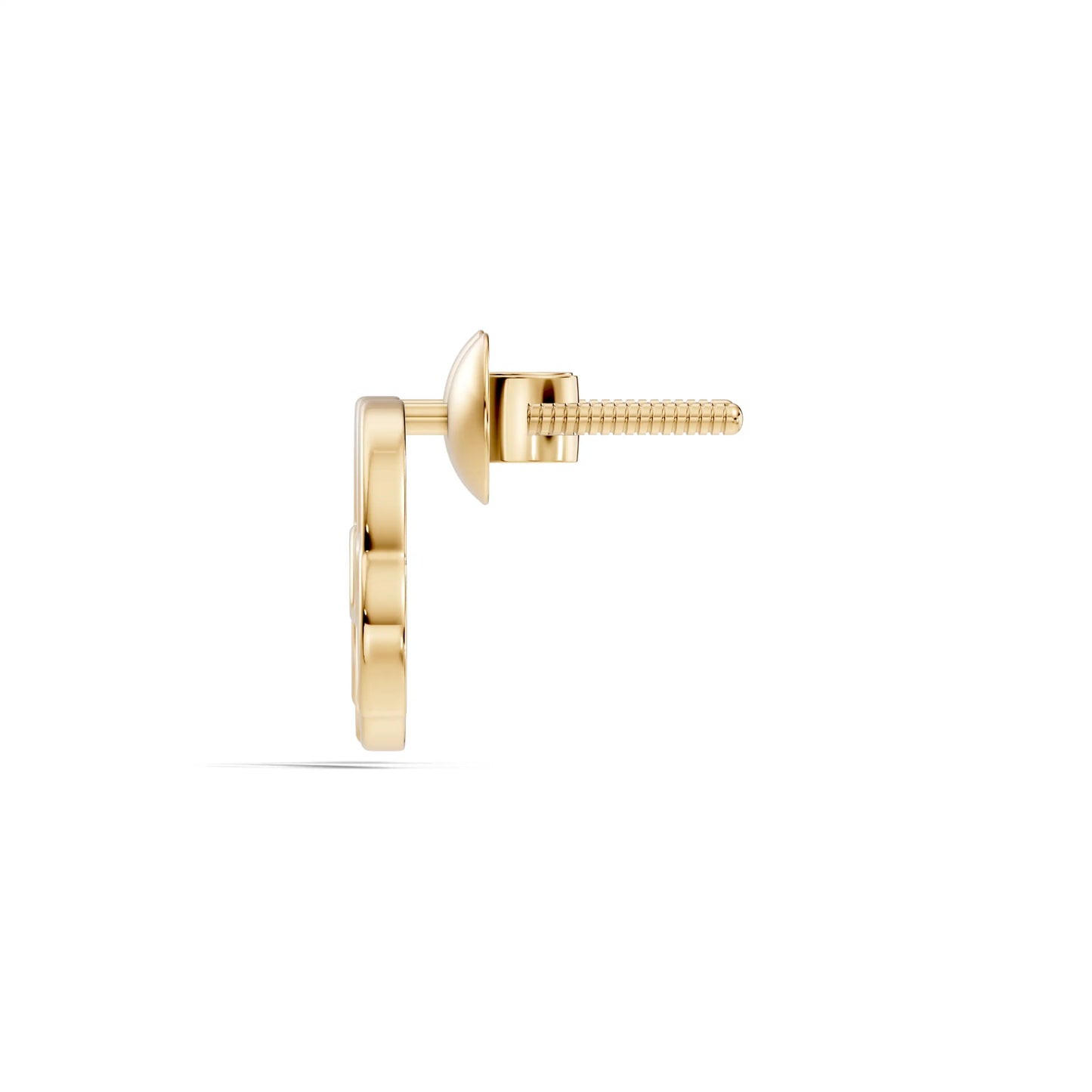 silver Classic Gold Bloom Studs