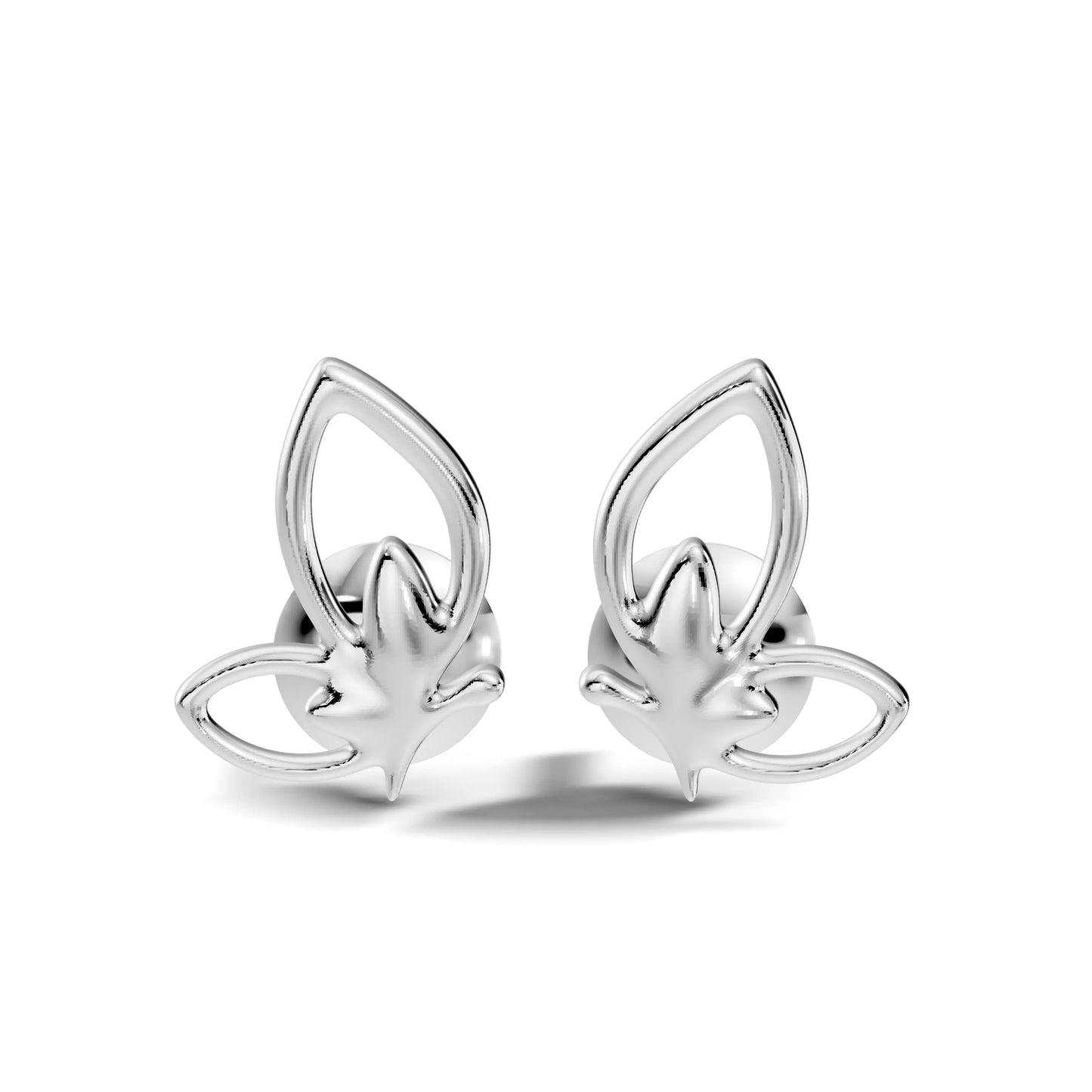 silver Radiant Petal Drops