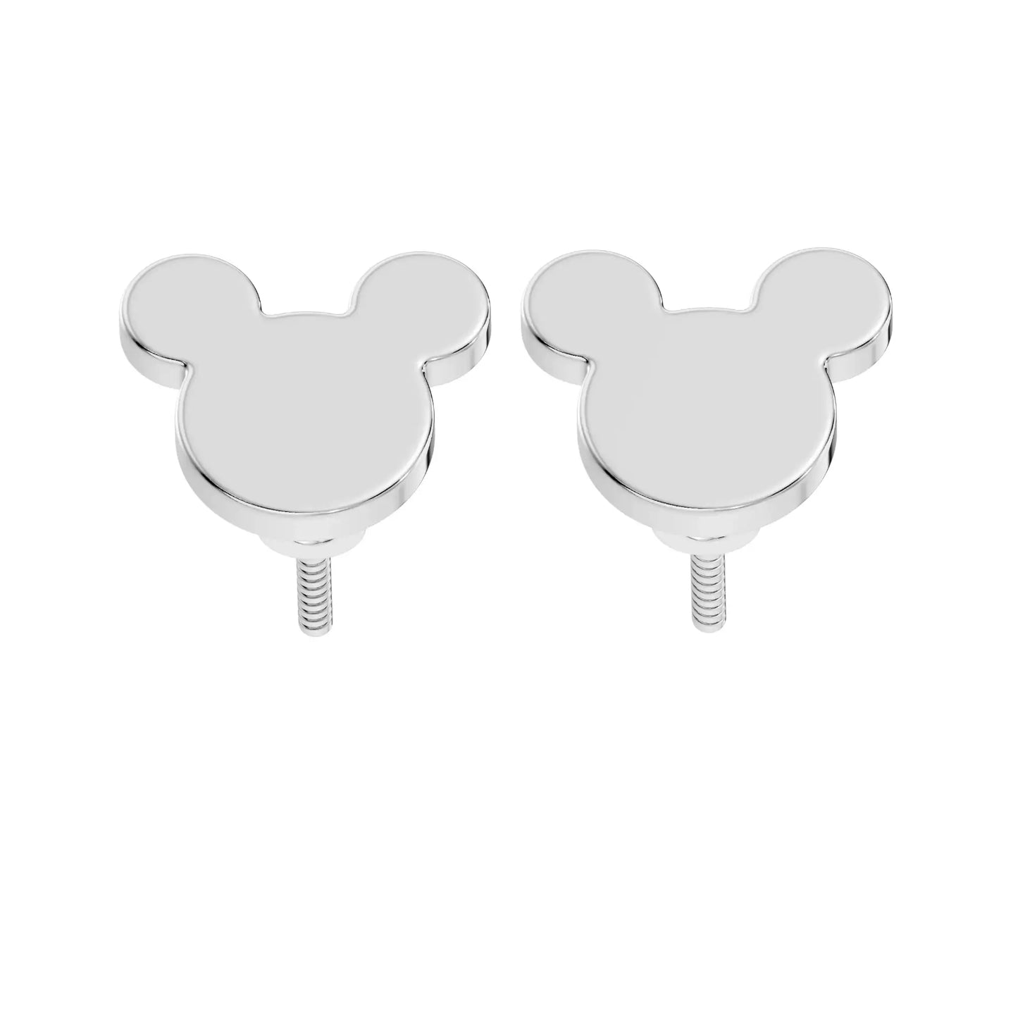 silver Cute Iconic Gold Stud Earrings