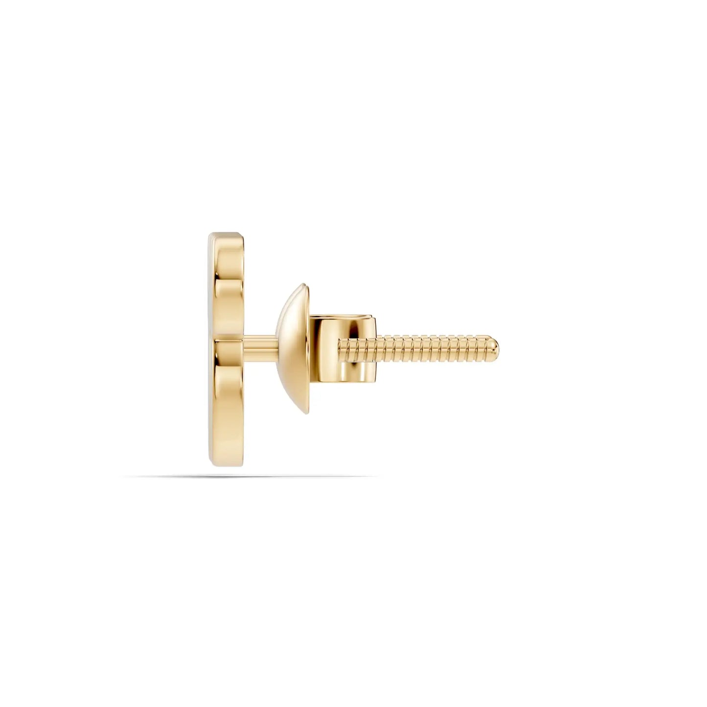 silver Cute Iconic Gold Stud Earrings