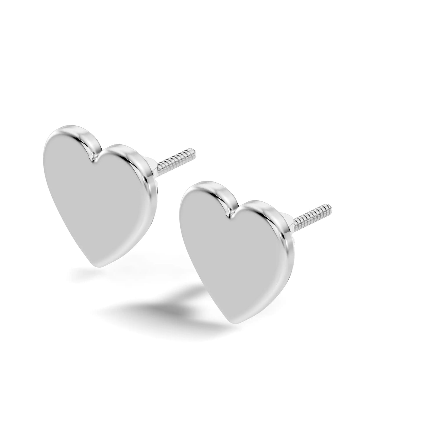 silver Classic Heart Shine