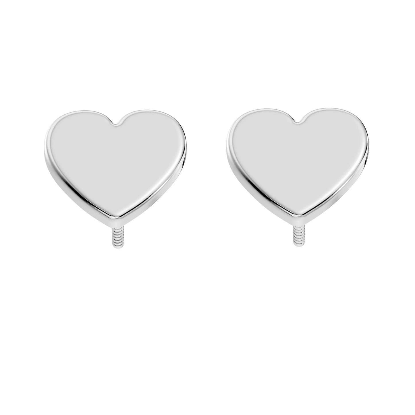 silver Classic Heart Shine