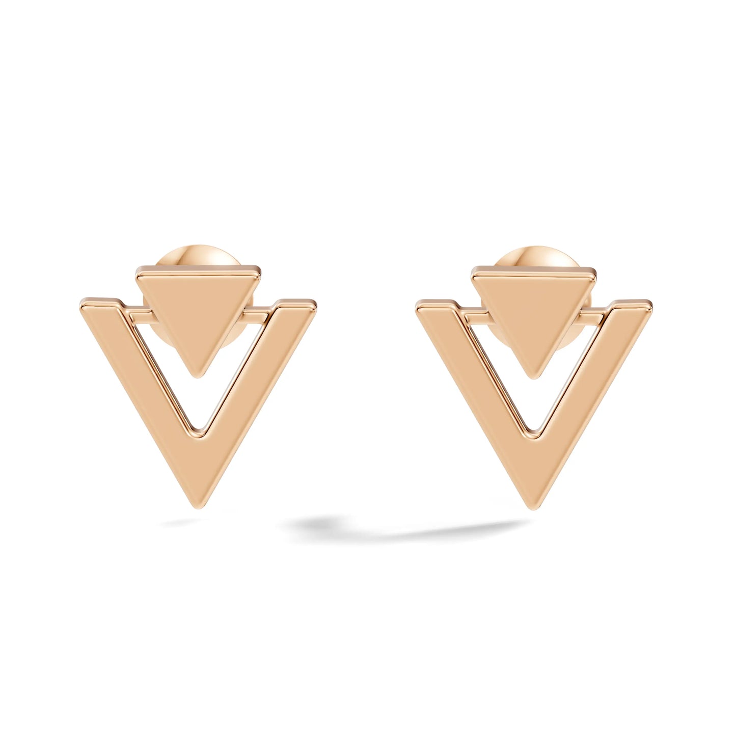 silver Geometric Gold Statement