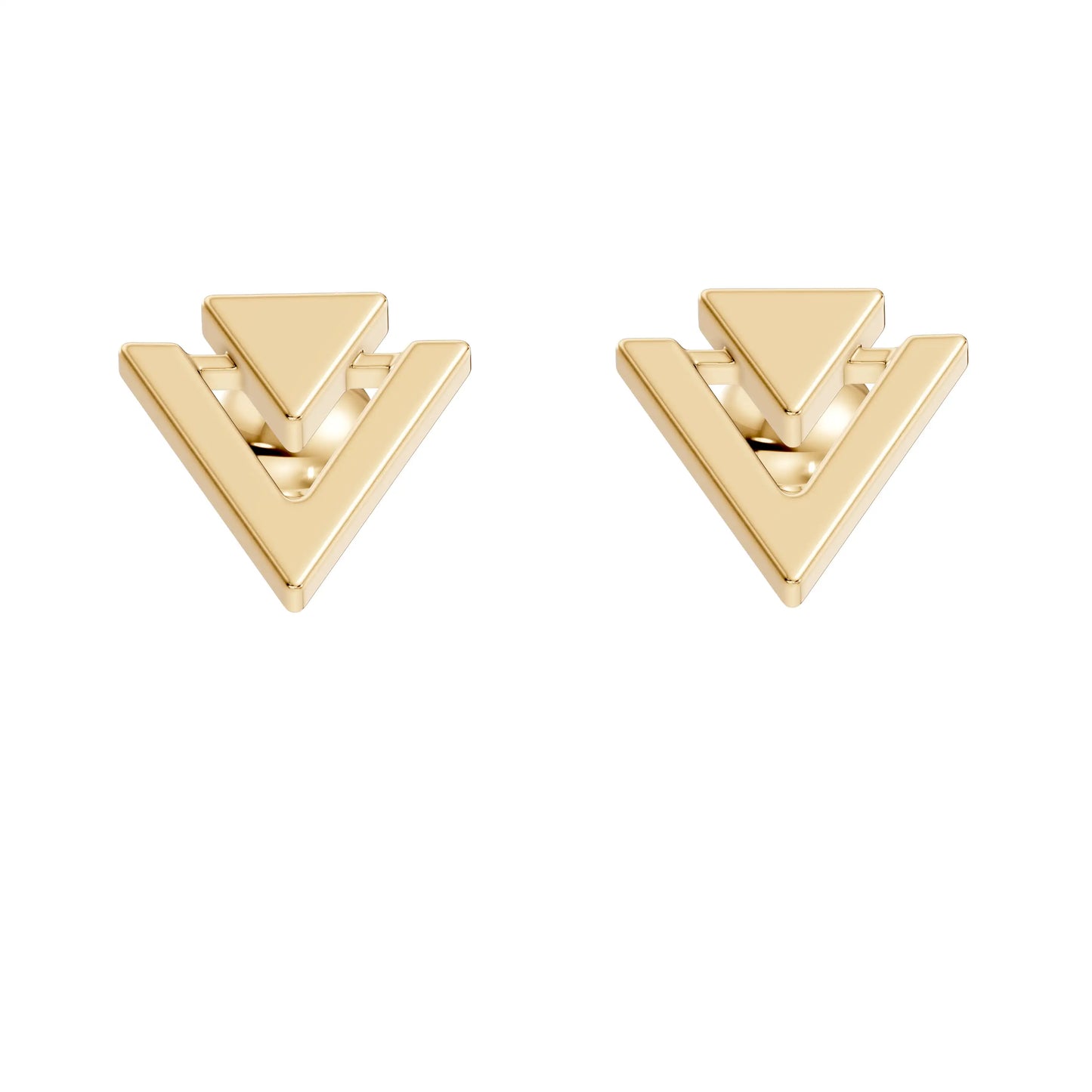 silver Geometric Gold Statement