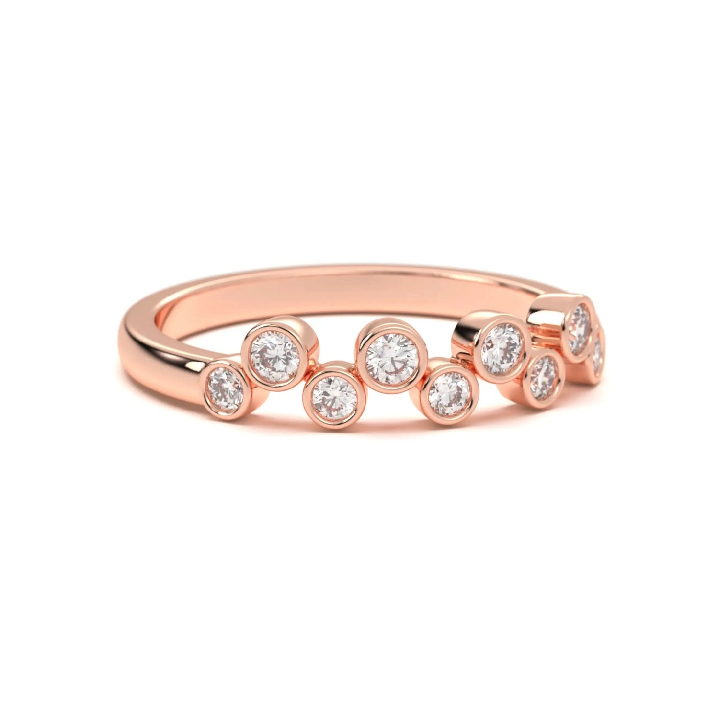 Classic silver Bezel Stone Ring
