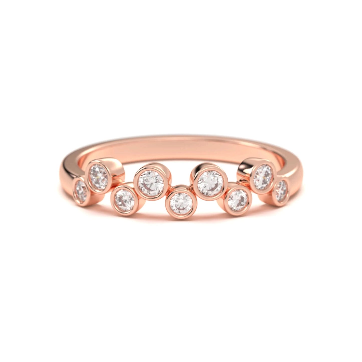 Classic silver Bezel Stone Ring