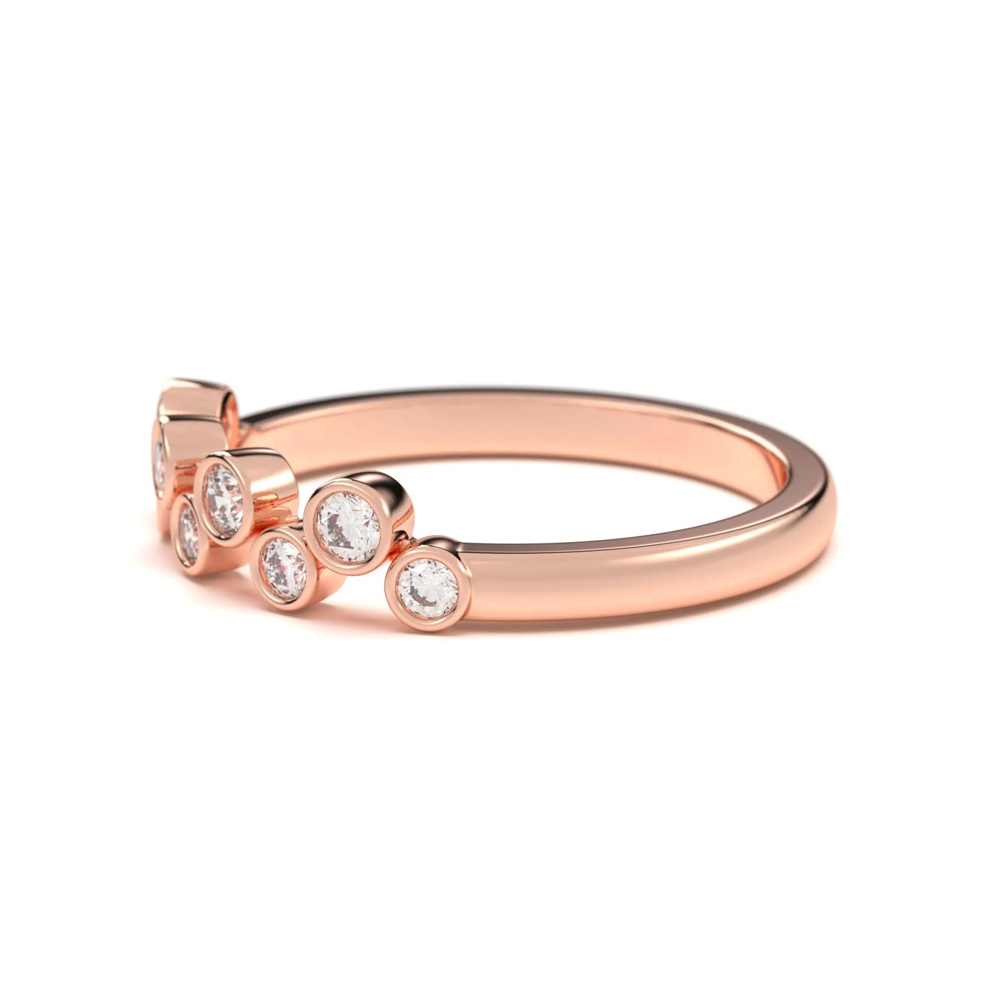 Classic silver Bezel Stone Ring