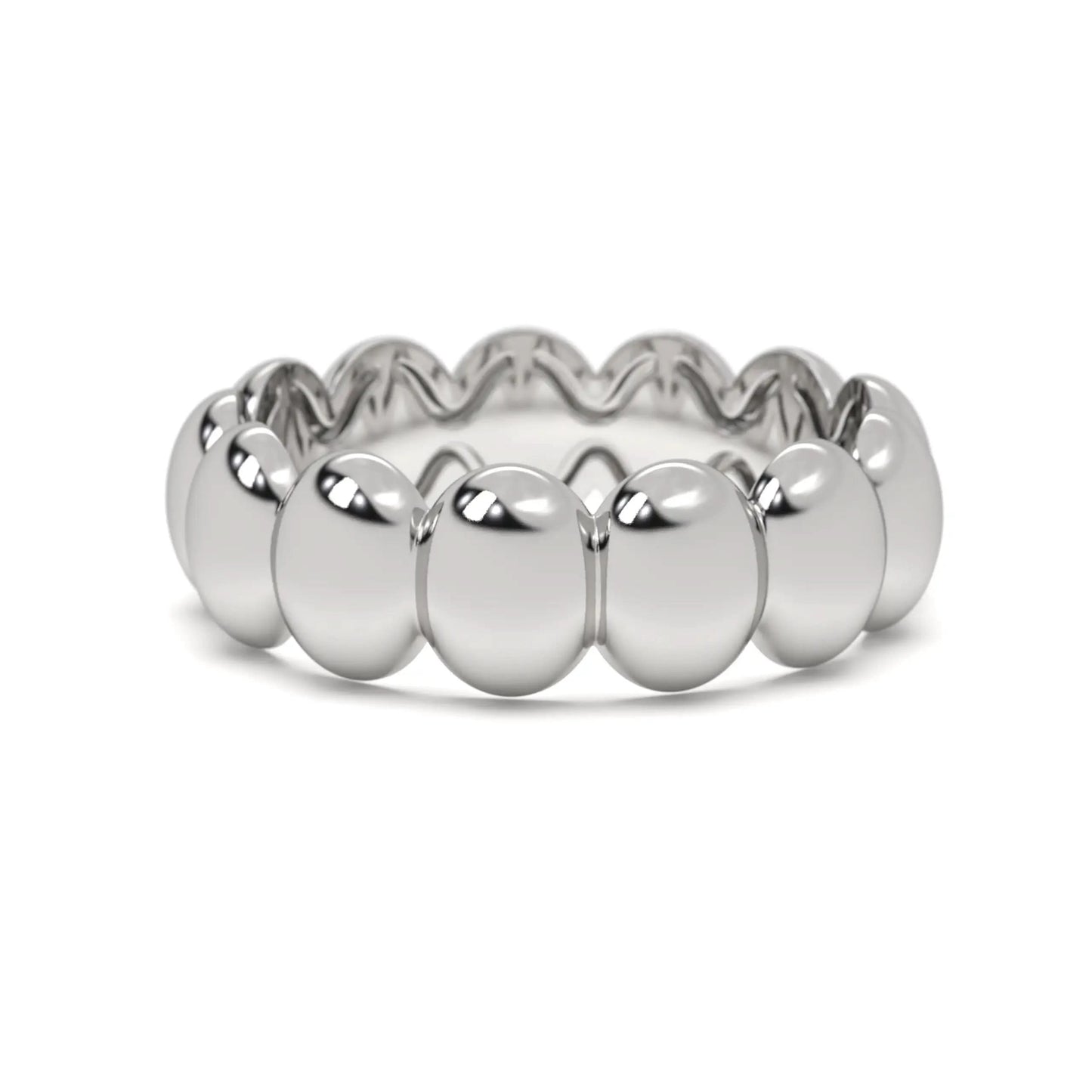 Smooth Dome Silver Ring