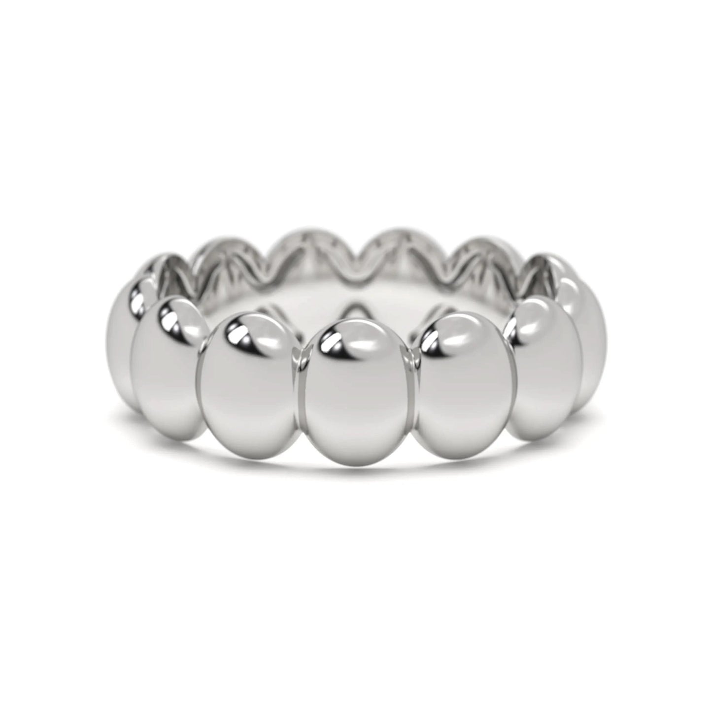 Smooth Dome Silver Ring