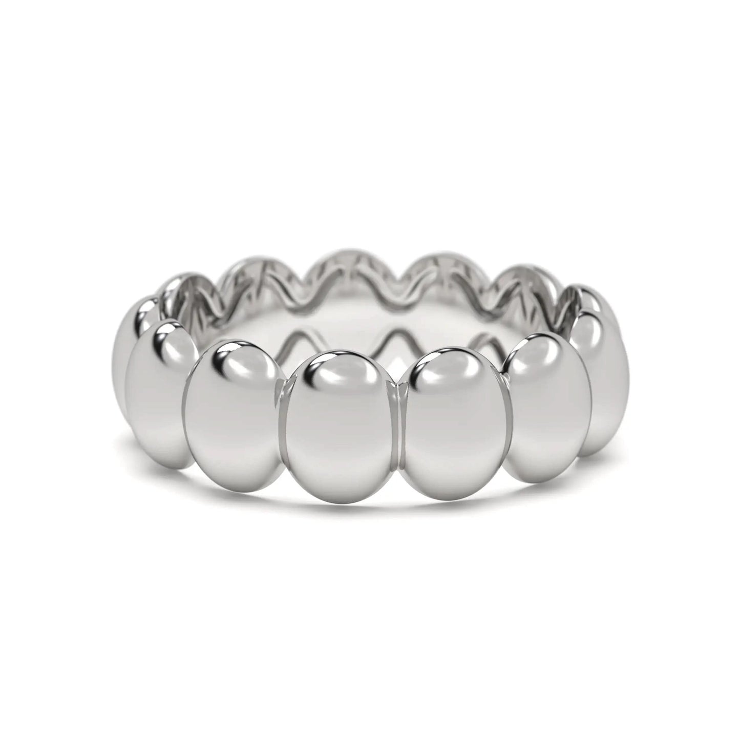 Smooth Dome Silver Ring