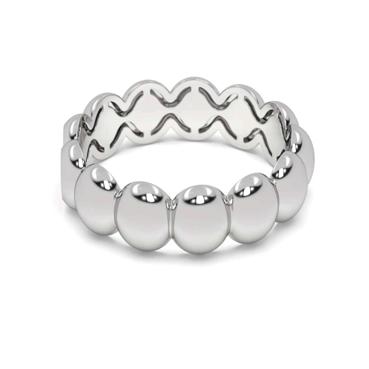Smooth Dome Silver Ring