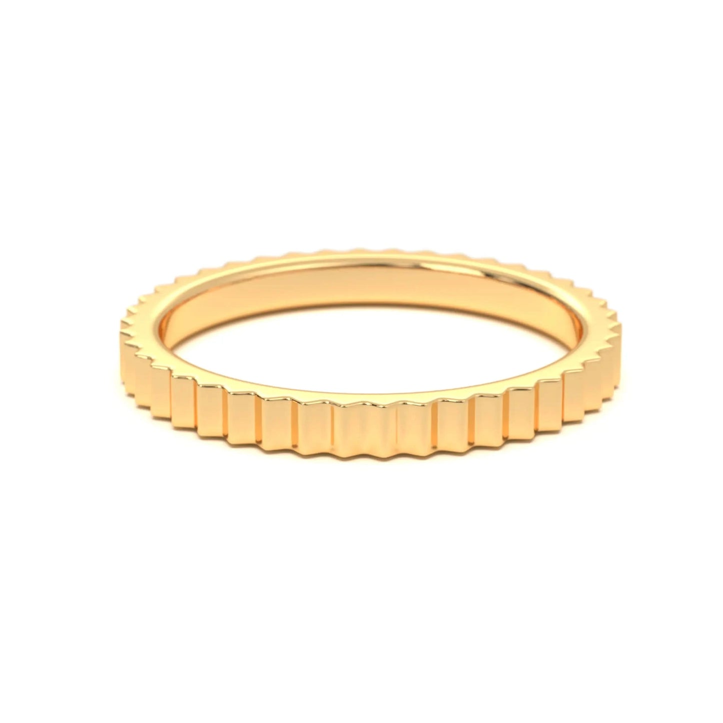 Textured Silver Band