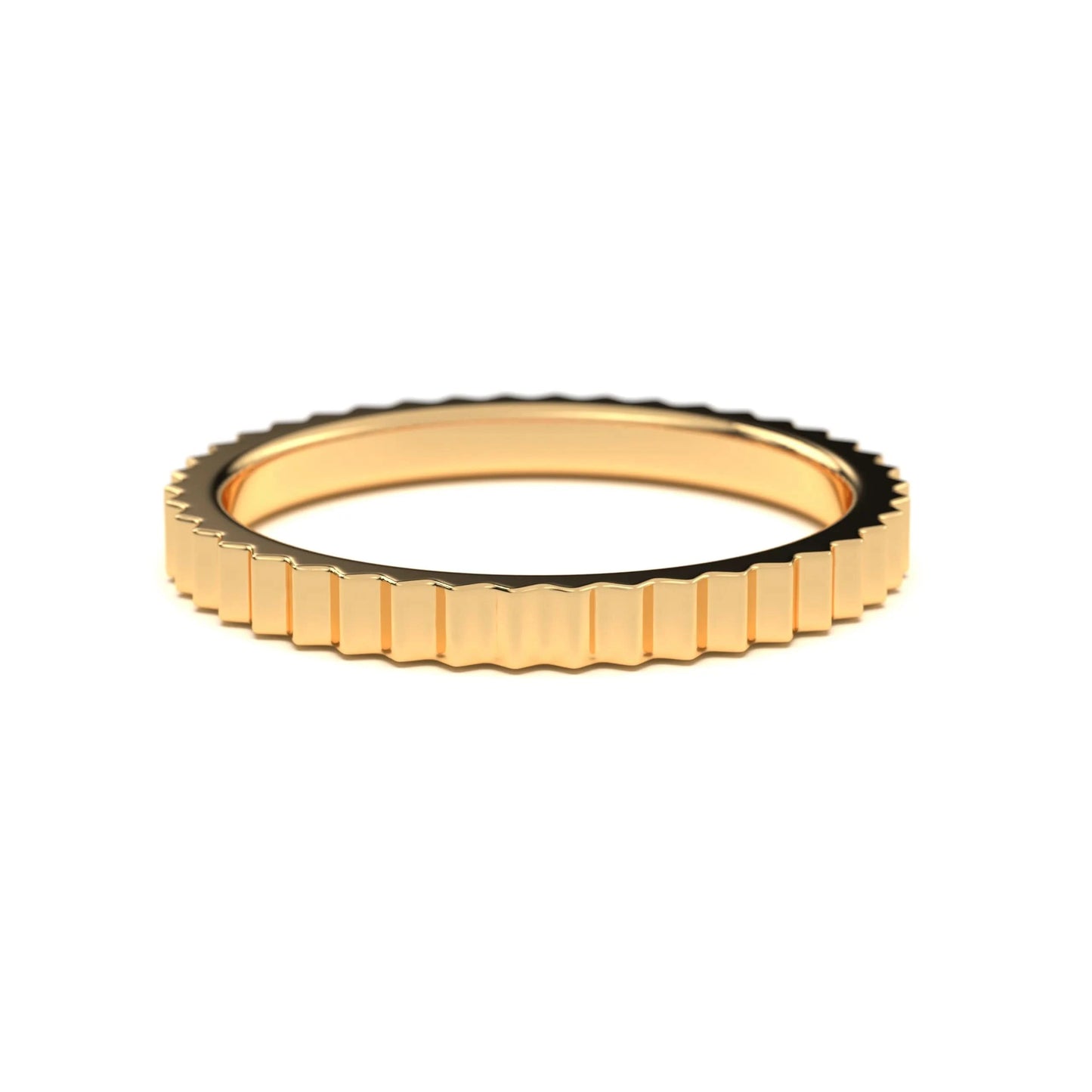 Textured Silver Band