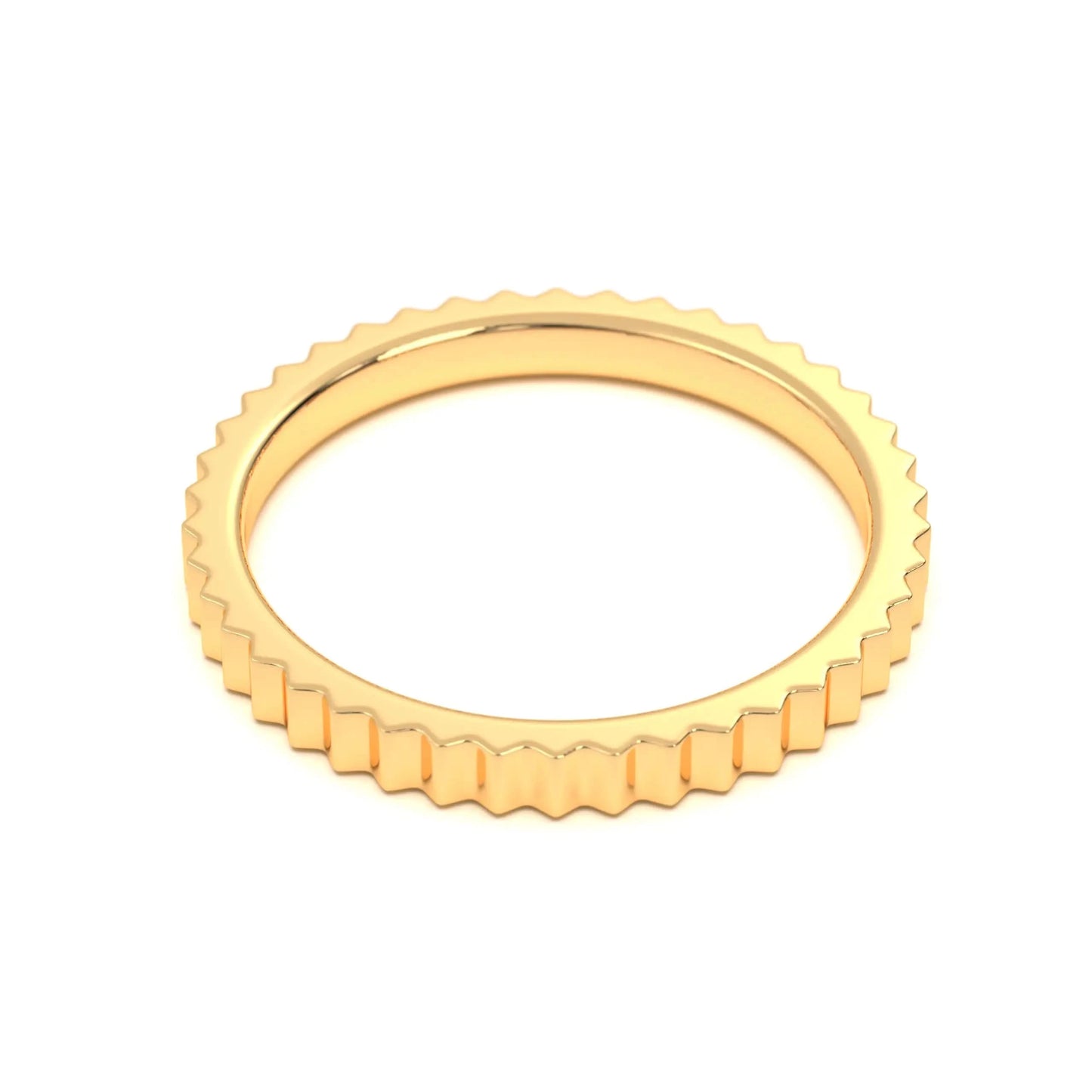 Textured Silver Band
