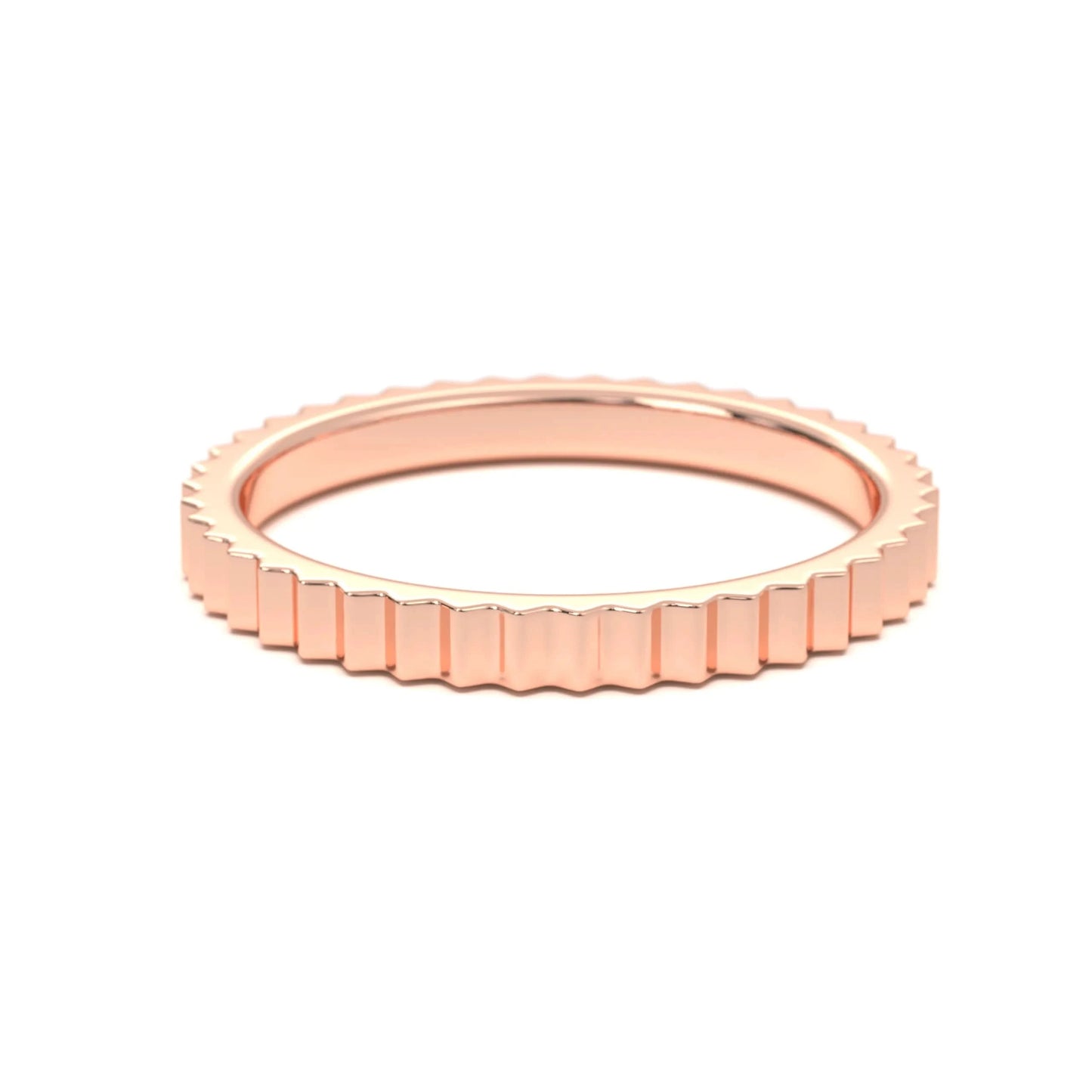 Textured Silver Band