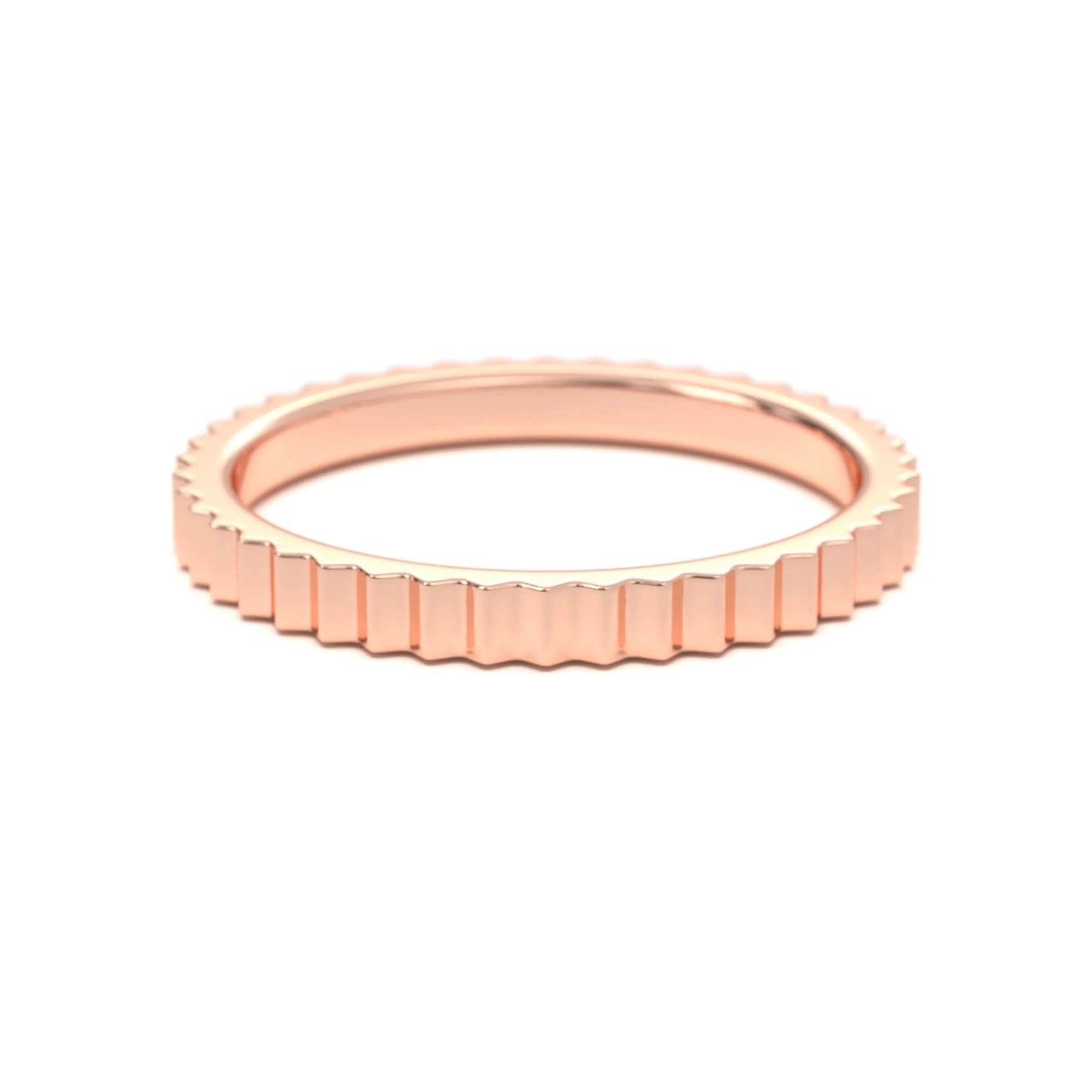 Textured Silver Band