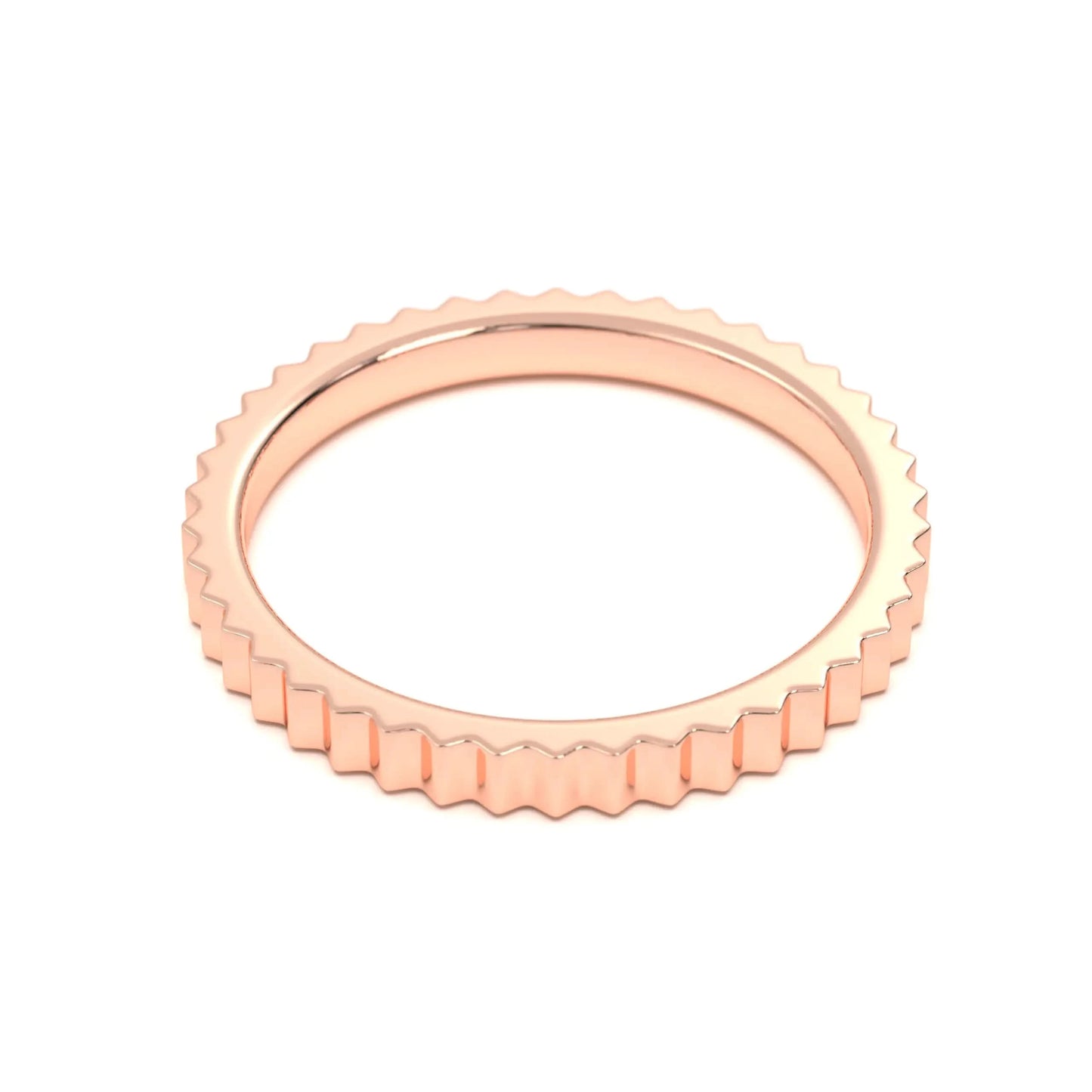 Textured Silver Band