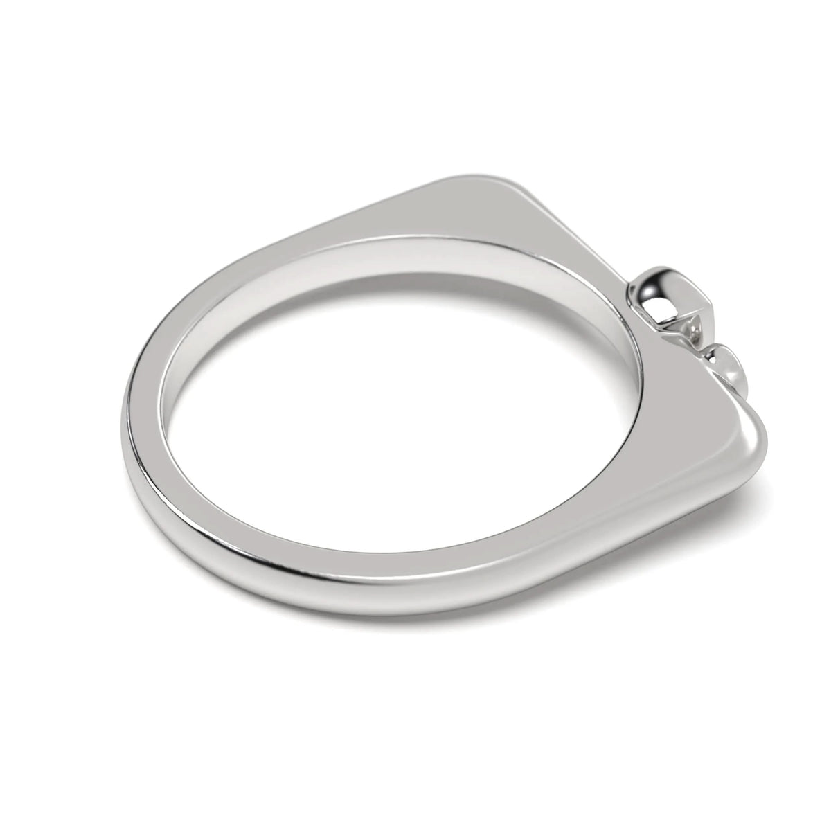 Modern silver Plate Silver Ring
