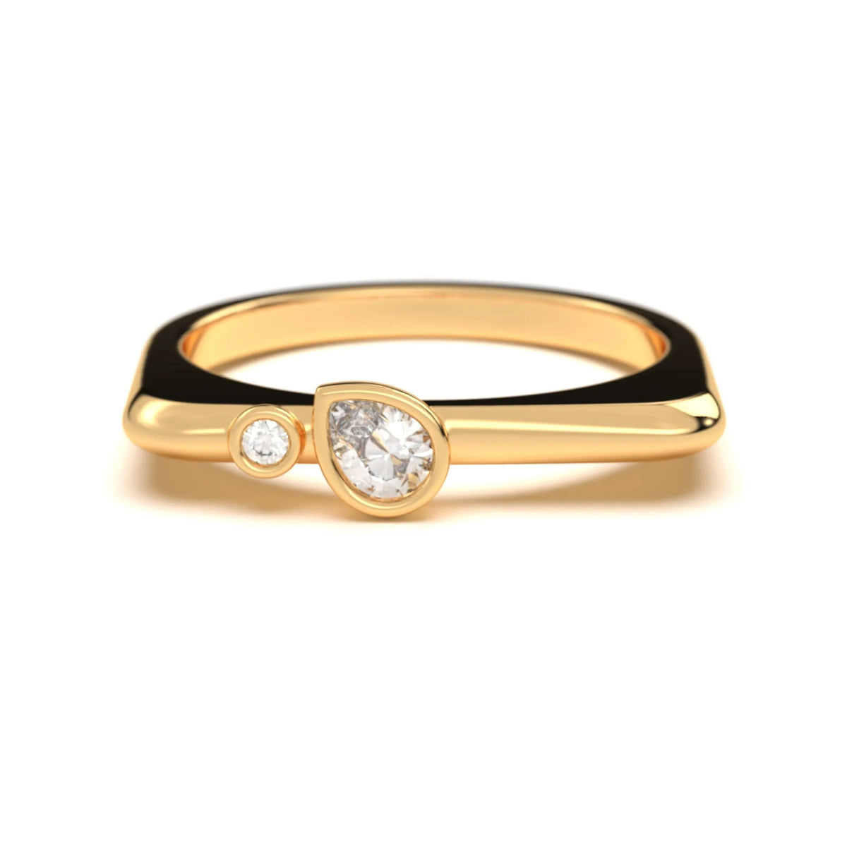 Modern silver Plate Silver Ring