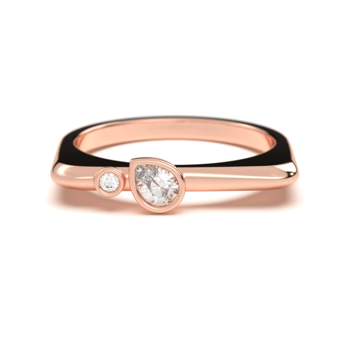 Modern silver Plate Silver Ring