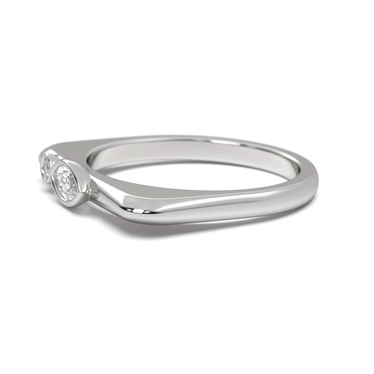 silver Marquise Accent Ring