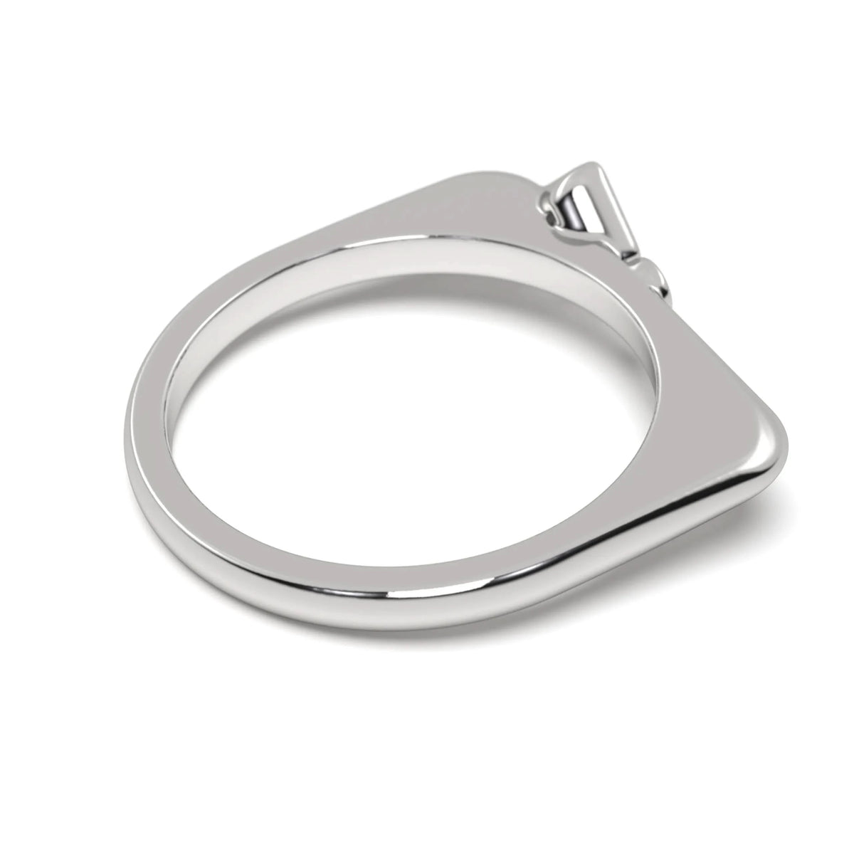 Modern Princess Silver Ring