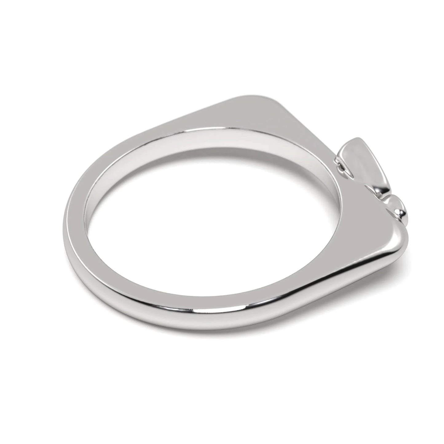 Celeste silver Dual Stone Ring