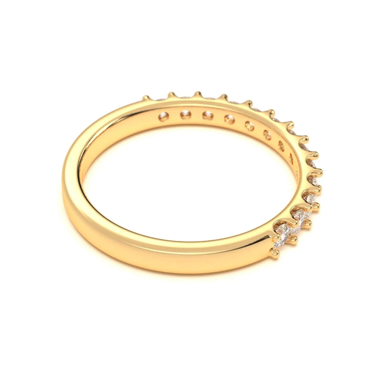 Sparkle silver Line Diamond Ring