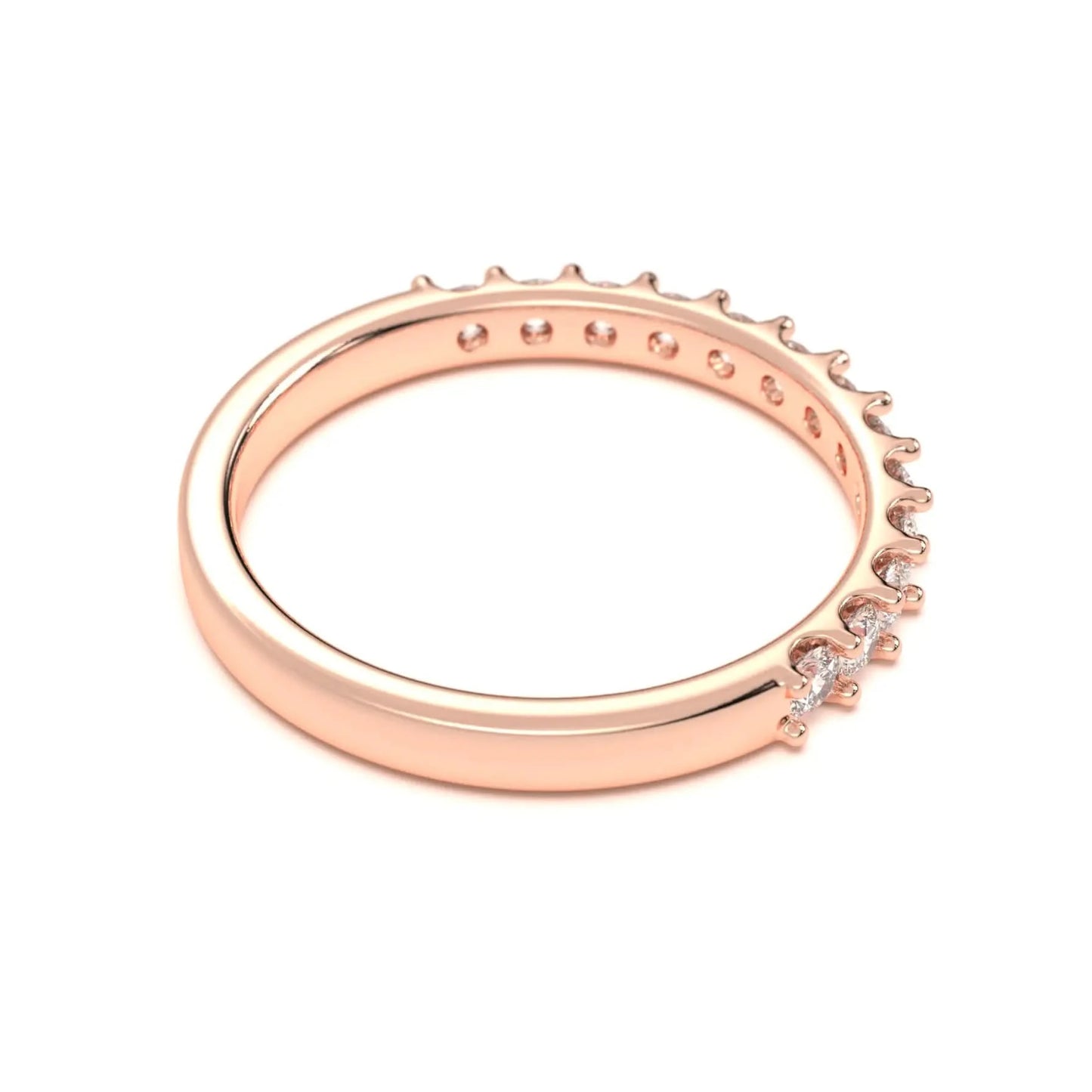 Sparkle silver Line Diamond Ring