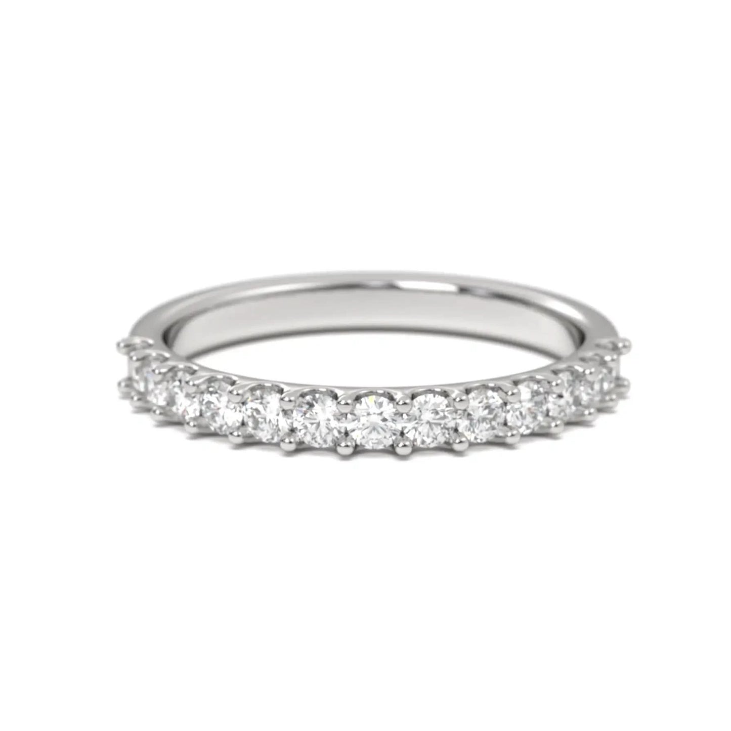 Sparkle silver Line Diamond Ring
