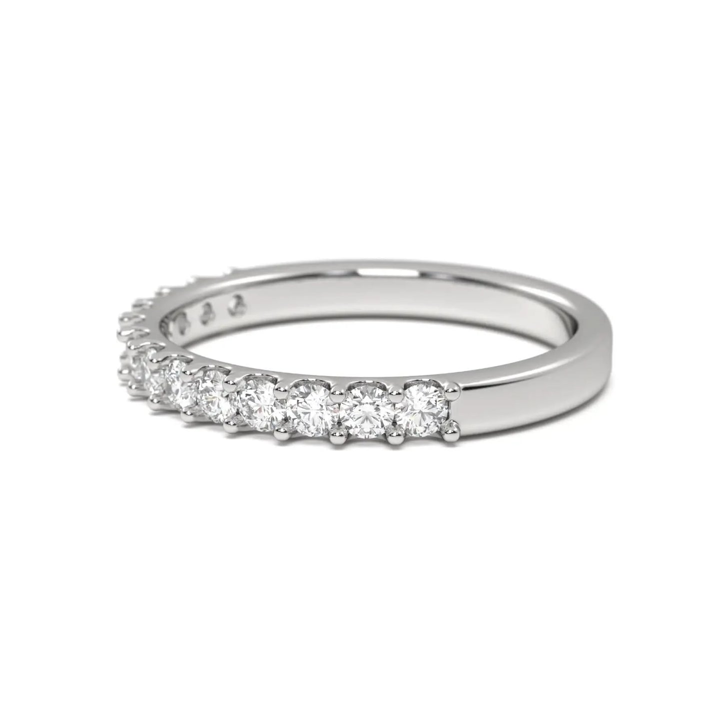 Sparkle silver Line Diamond Ring