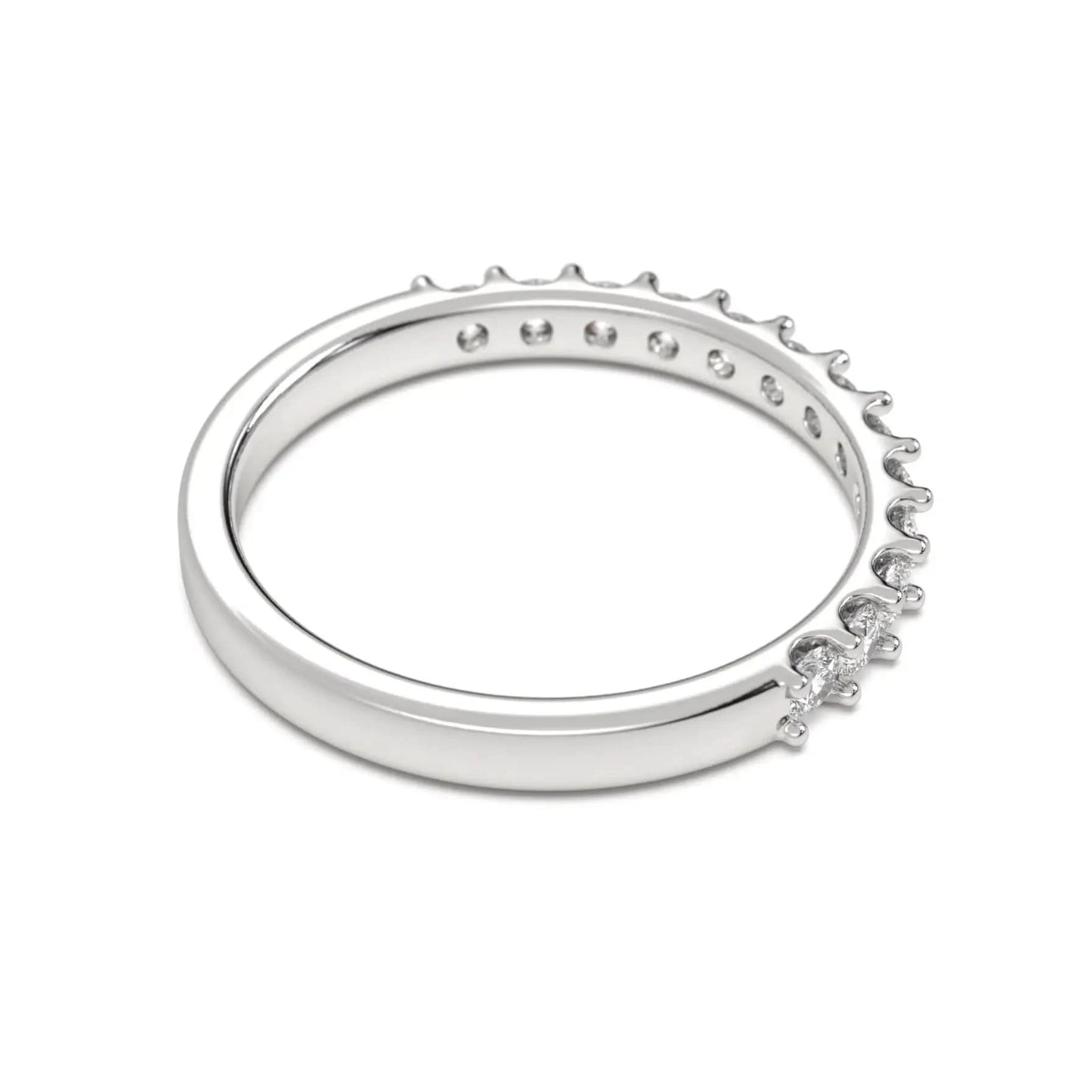 Sparkle silver Line Diamond Ring