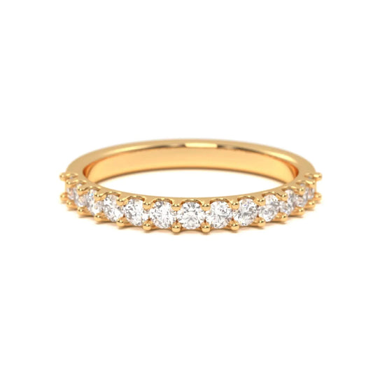 Sparkle silver Line Diamond Ring