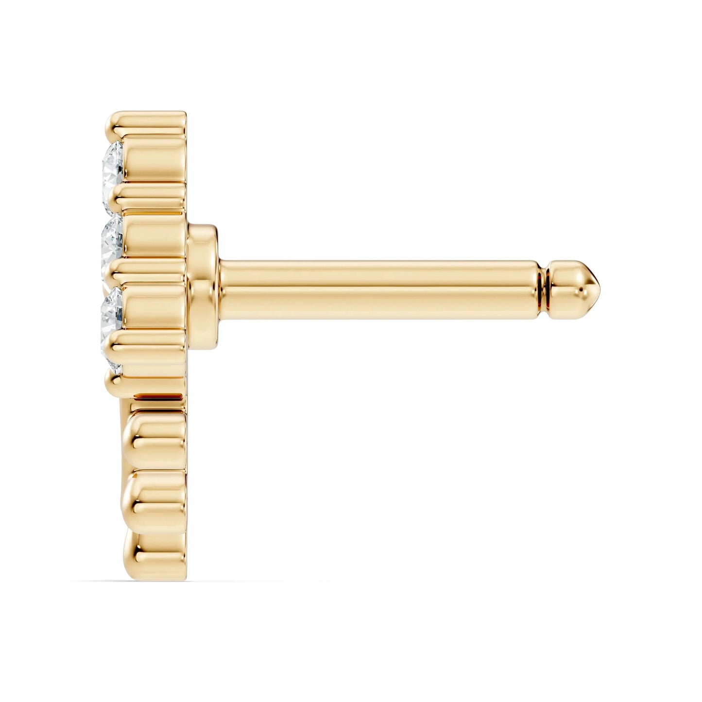 silver Dew Drop Nose Pin