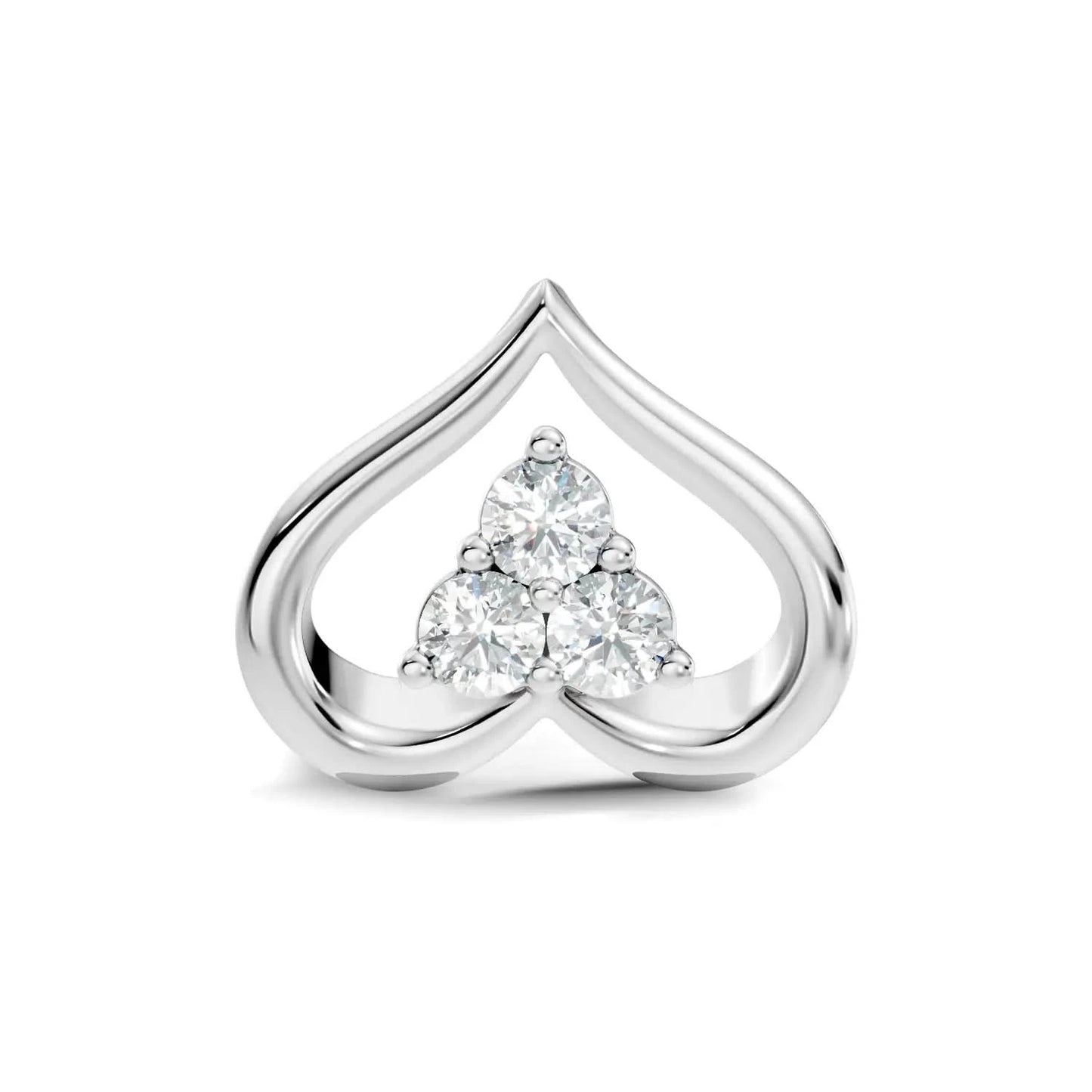 silver Grace Spark Nose Pin