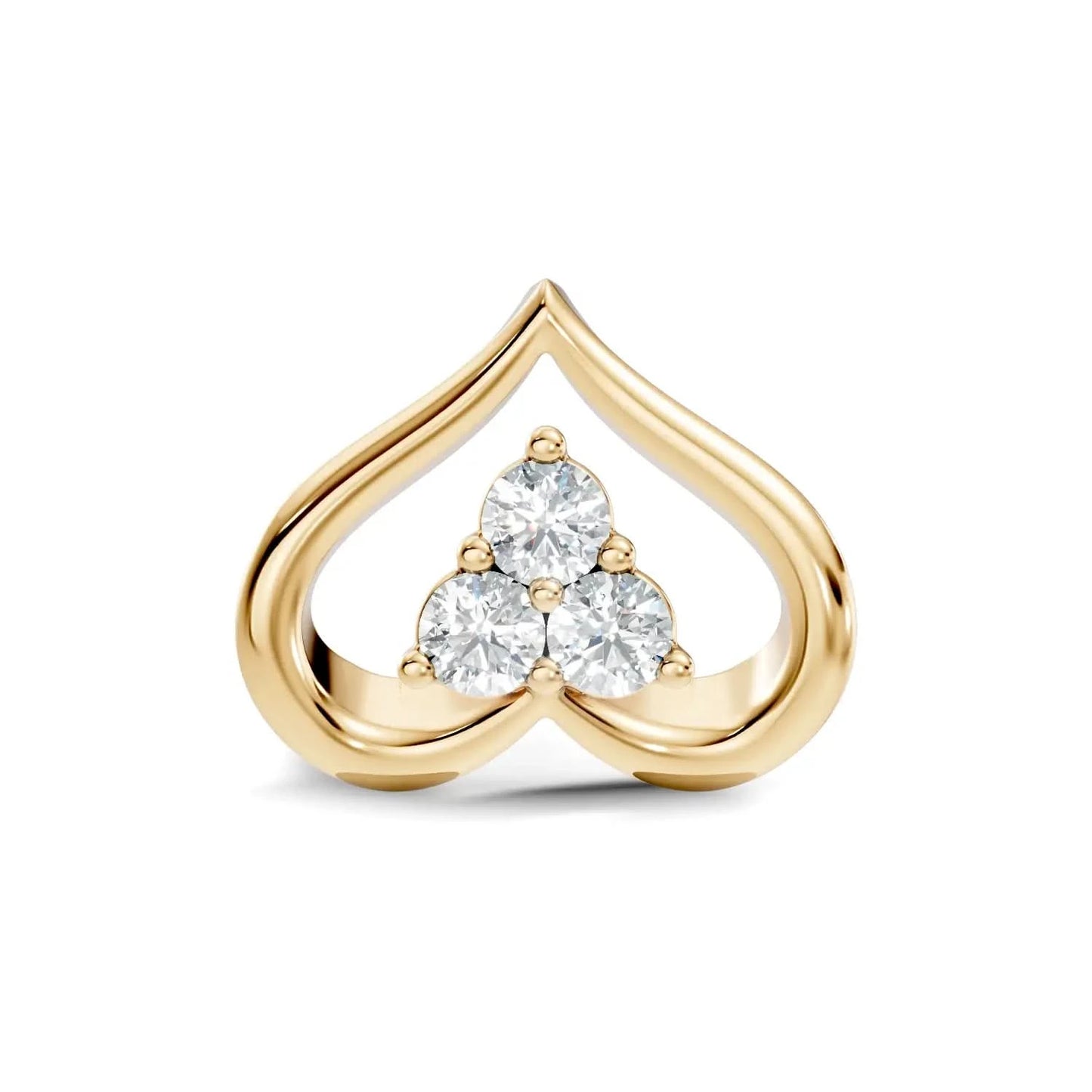 silver Grace Spark Nose Pin