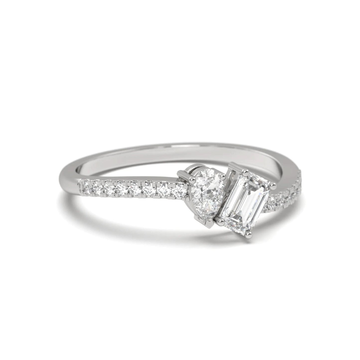 Harmony silver Cut Diamond Ring