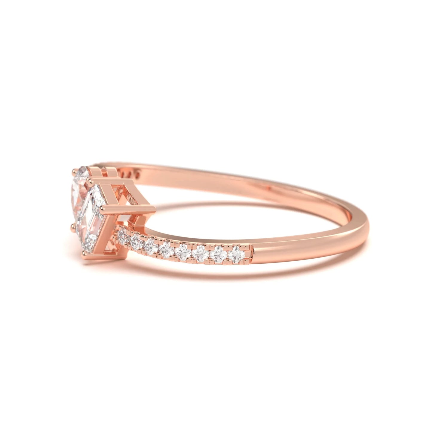 Harmony silver Cut Diamond Ring